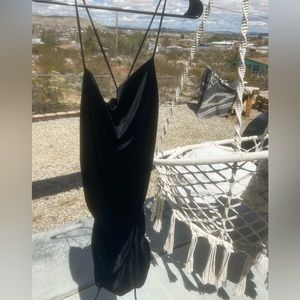 Zara velvet touches sides dress